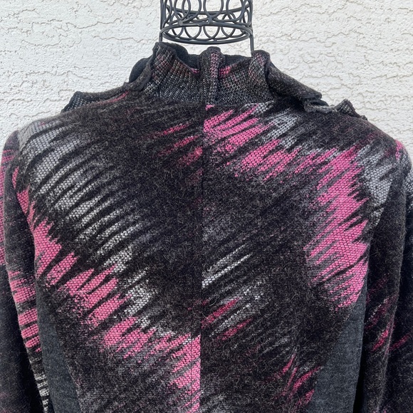 Vex Collection Stylish Black and Pink Lined Women's Jacket Blazer EU 42 - Picture 8 of 9